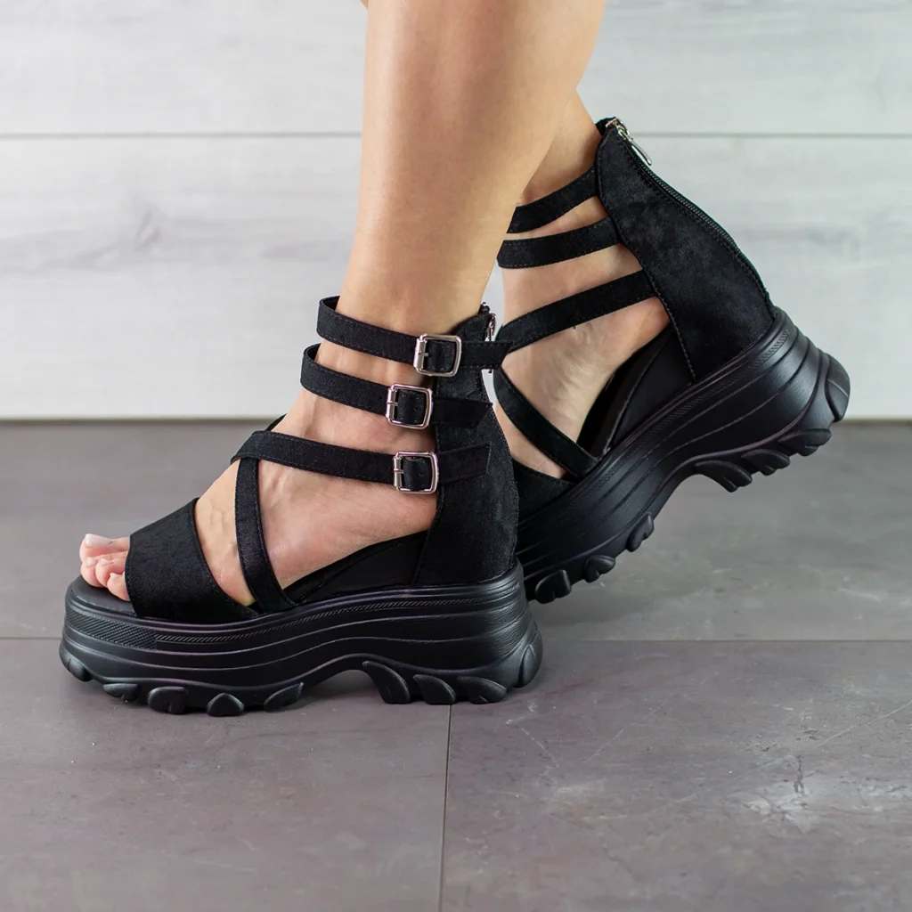 Дамски сандали на платформа N363-1